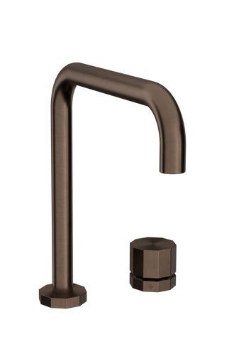 Toni Déca køkkenarmatur, bruneret messing L-tud 200mm